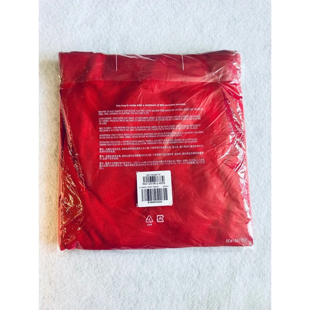 Old Navy Womens Plus Size 4X Red Sweat Shirt Top‎ BNWT Long Sleeve - Picture 3 of 8